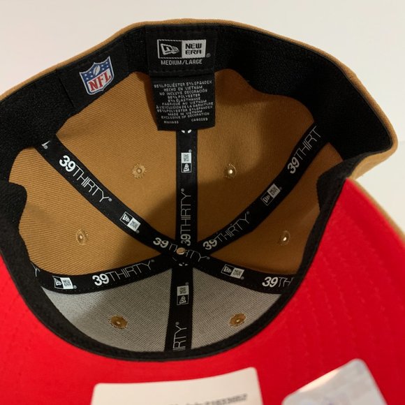 New Era 39Thirty Hat NFL Buffalo Bills Stretch Fit Cap Lt Bronze Medium / Large - Picture 8 of 8